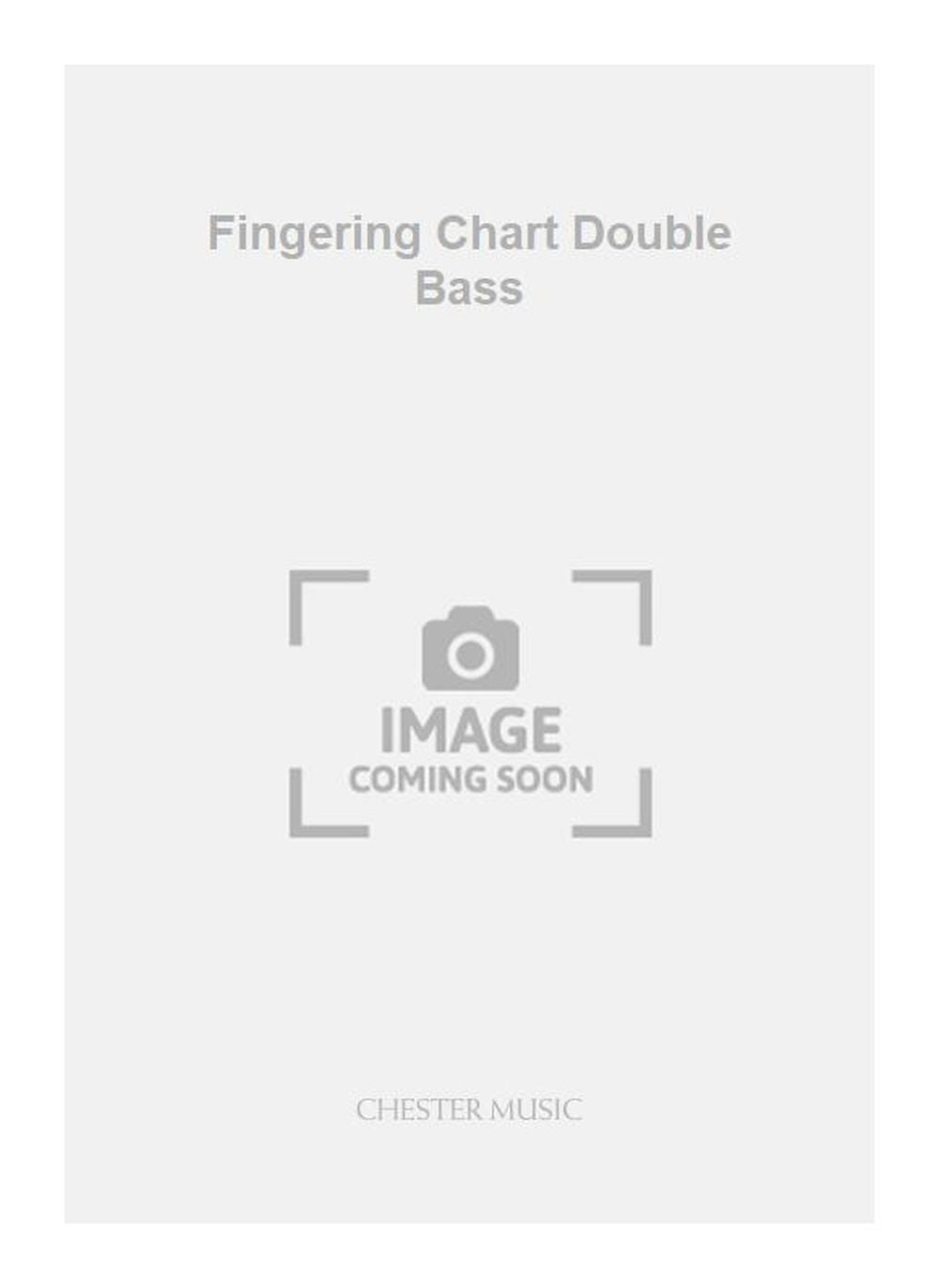 Fingering Chart Double Bass, Livre pour contrebasse