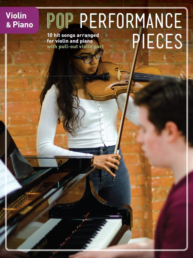 Pop Performance Pieces, Livre pour violon et Piano