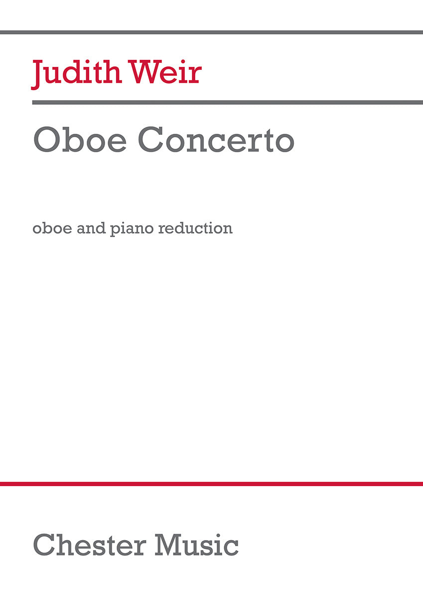 Oboe Concerto (Oboe/Piano Reduction) de Judith Weir, Livre + partie(s) séparée(s) pour hautbois et Piano