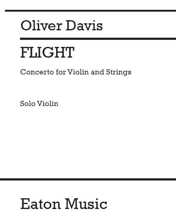 Flight de Oliver Davis, Partie séparée pour violon