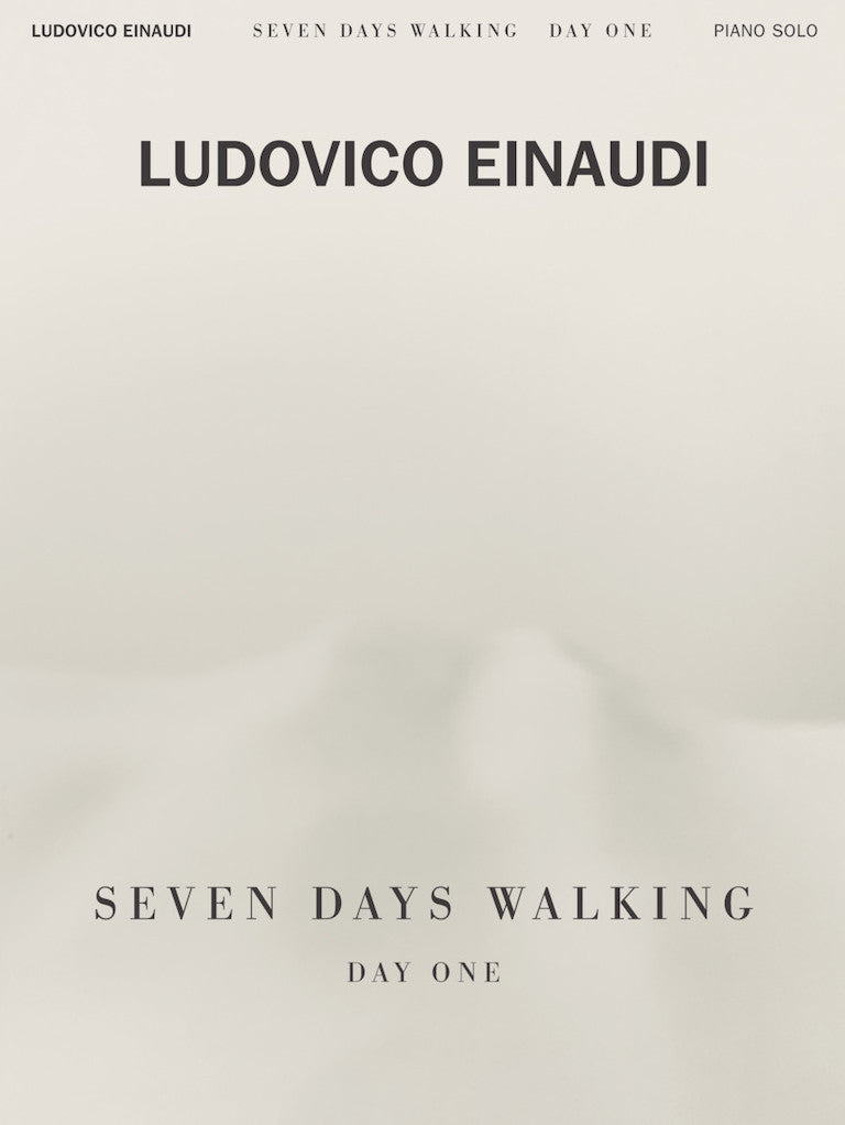 Seven Days Walking - Day One de Ludovico Einaudi, Livre pour piano