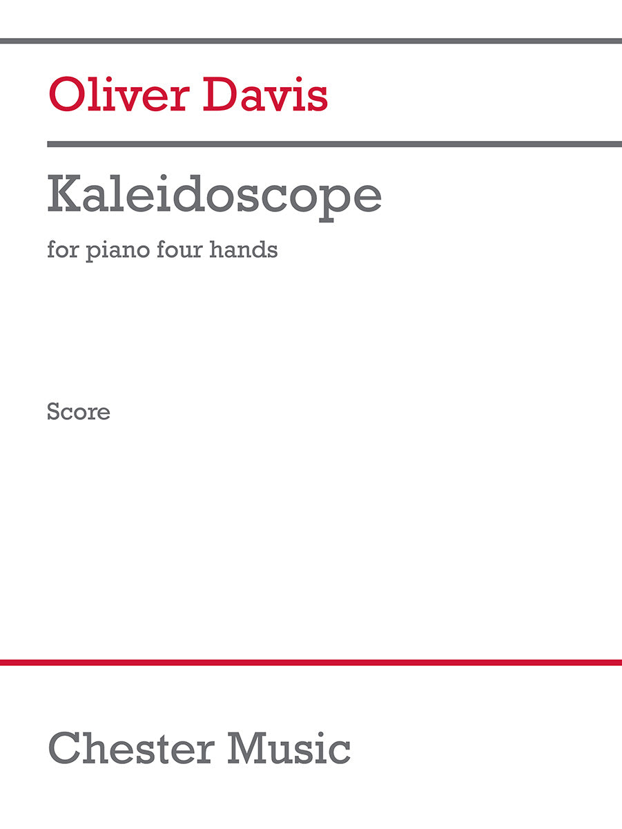 Kaleidoscope de Oliver Davis, Livre pour piano et à 4 mains