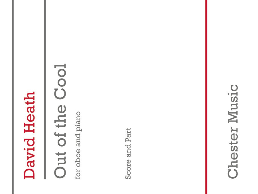 Out of the Cool de David Heath, Livre + partie(s) séparée(s) pour hautbois et Piano