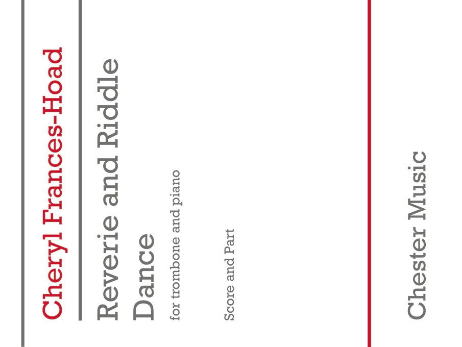 Reverie and Riddle Dance de Cheryl Frances-Hoad, Livre + partie(s) séparée(s) pour trombone et Piano