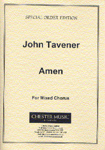 Amen de John Tavener, Réduction pour piano pour sATB
