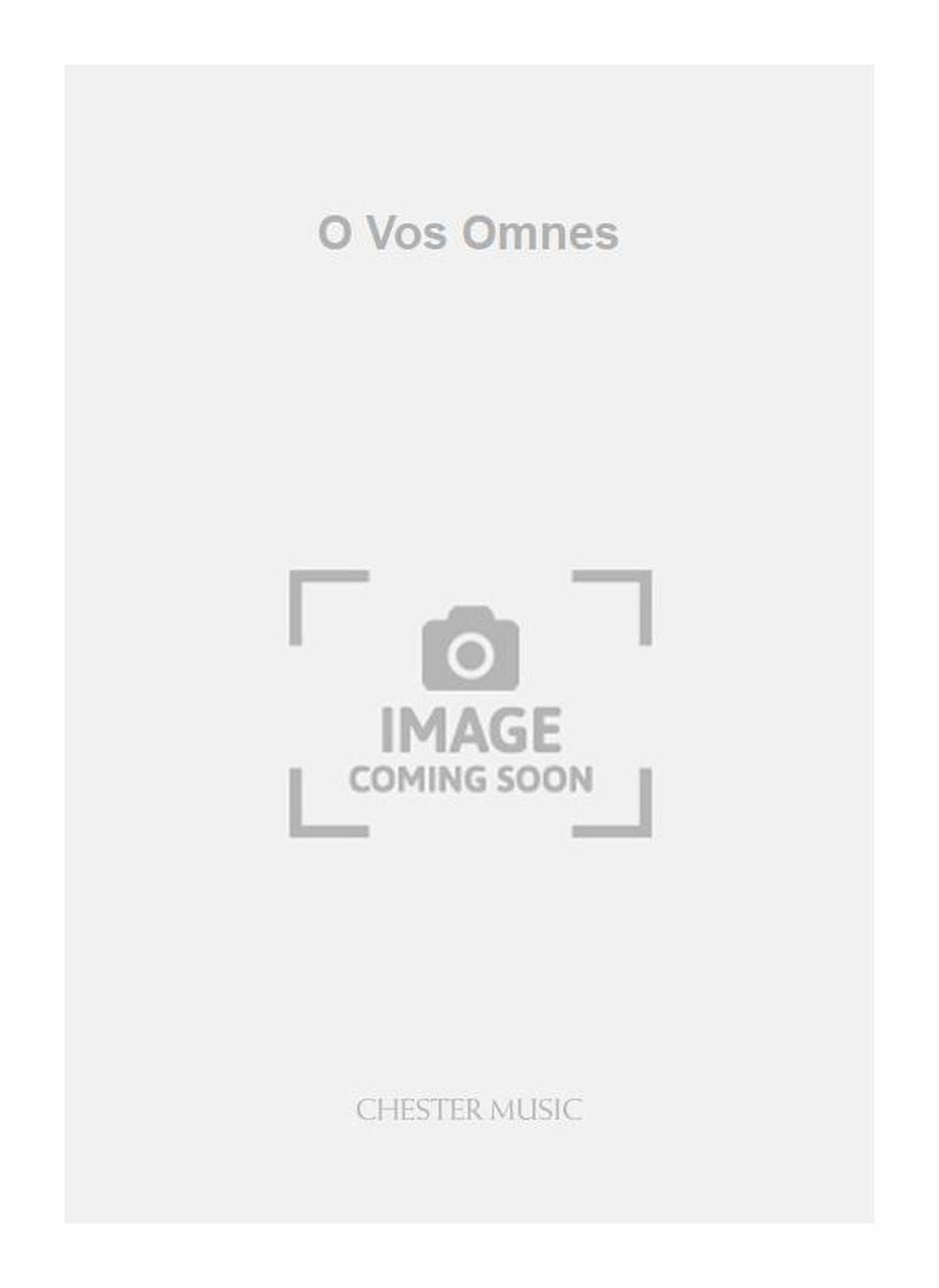 O Vos Omnes de Tomás Luis de Victoria, Partition chorale pour sSAT