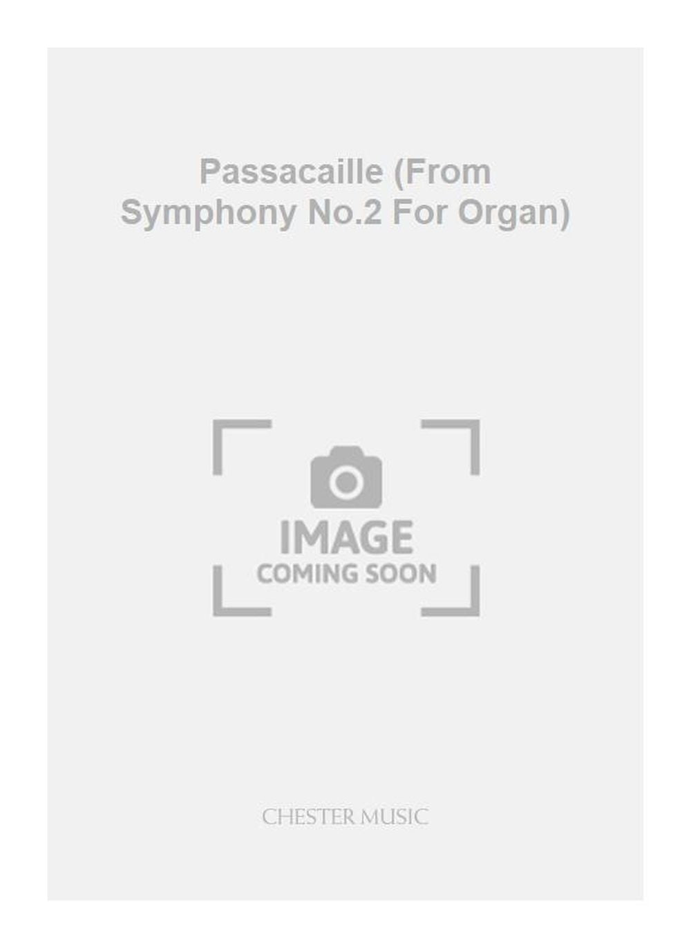 Passacaille (From Symphony No.2 For Organ) de Guy Weitz, Livre pour orgue