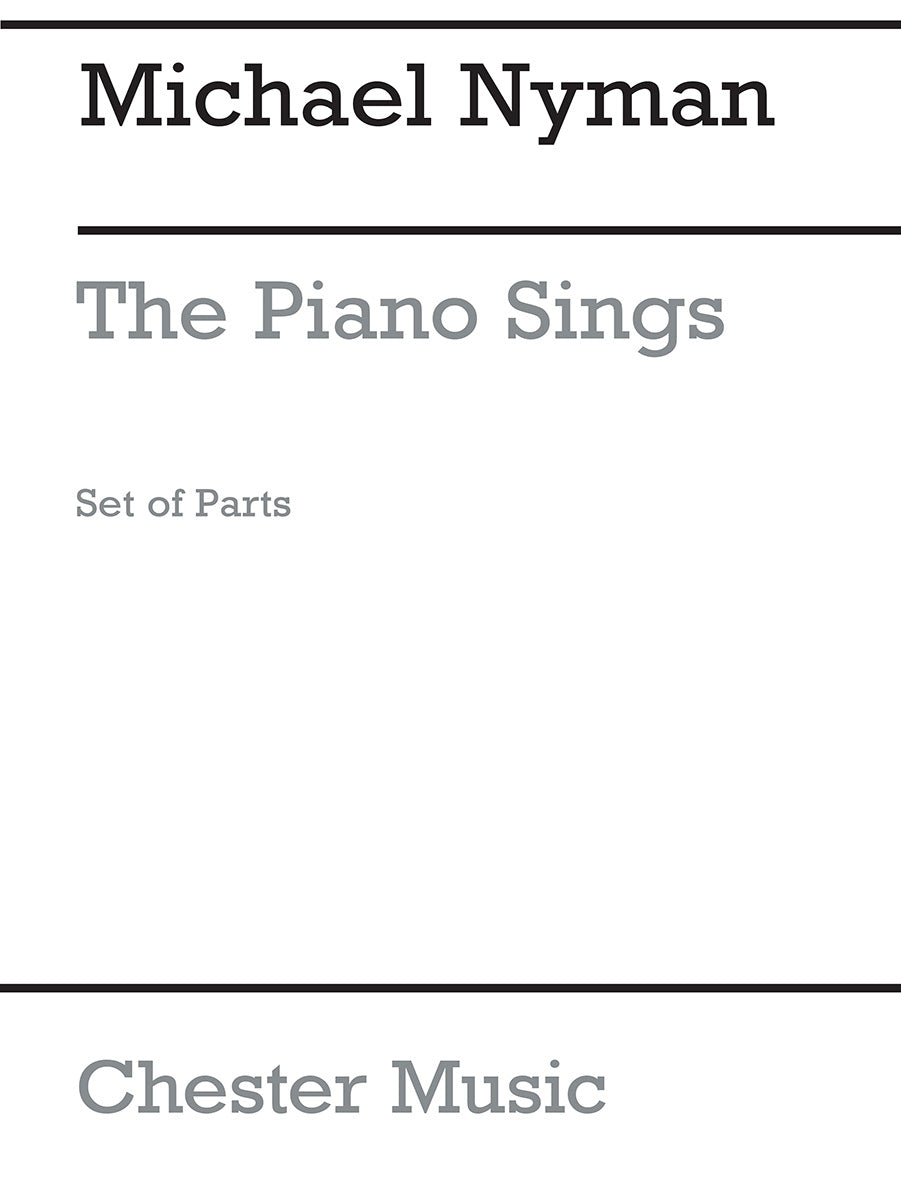 The Piano Sings de Michael Nyman, Jeu de parties pour saxophone soprano et Quatuor à cordes