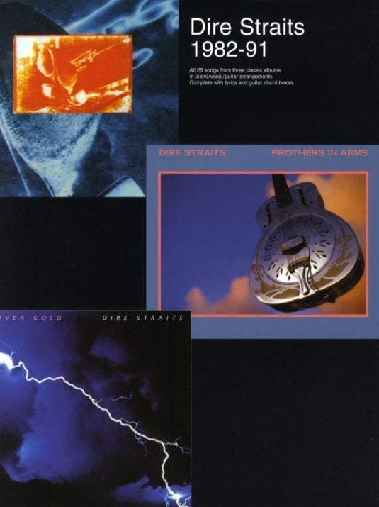 Dire Straits 1982-1991, Livre pour piano et Chant et Guitare