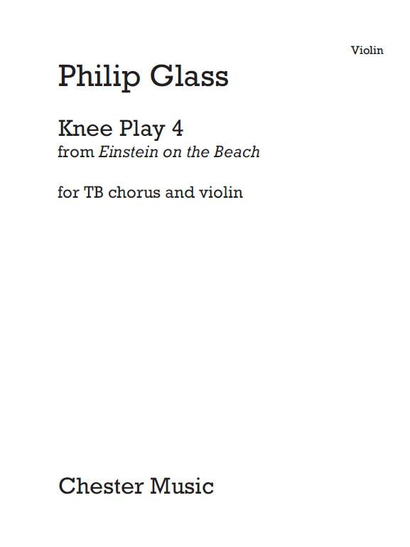 Knee Play 4 (Einstein On The Beach) de Philip Glass, Partie séparée pour violon