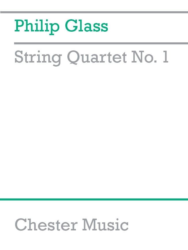 String Quartet No. 1 de Philip Glass, Partition pour quatuor à cordes