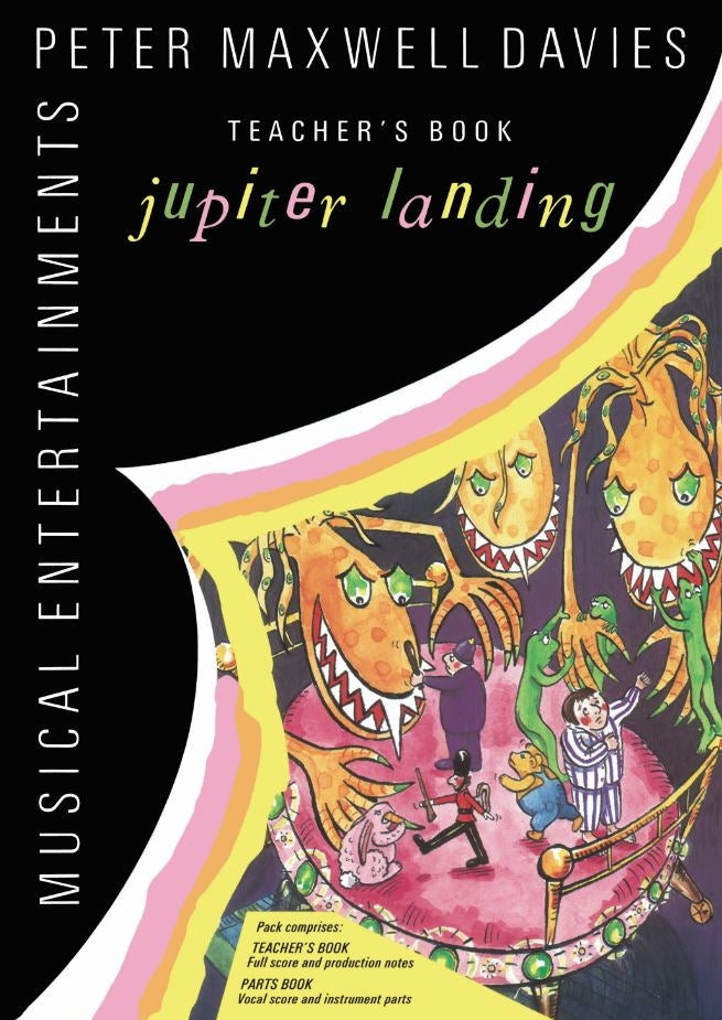 Jupiter Landing Performance Pack de Peter Maxwell Davies, Partition + parties