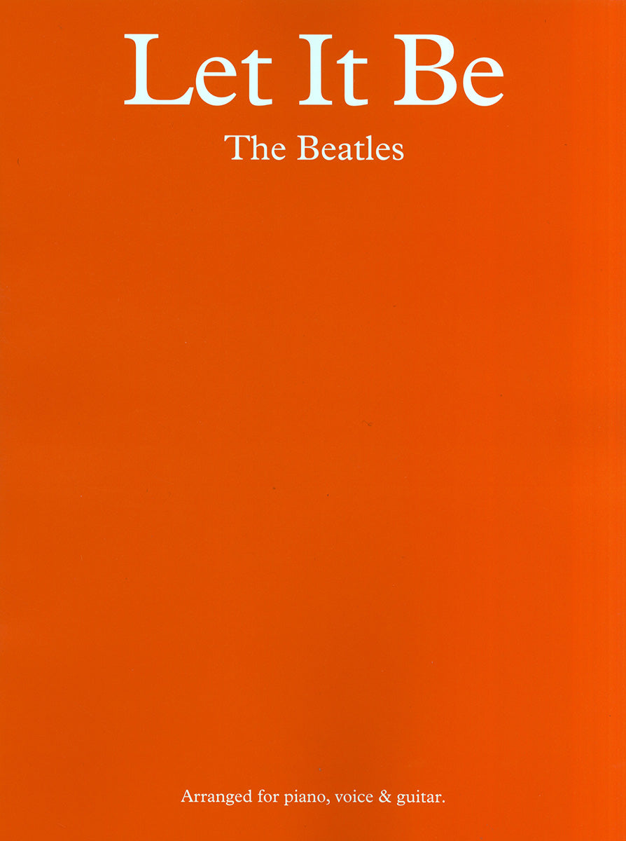 Let It Be, Livre pour piano et Chant et Guitare