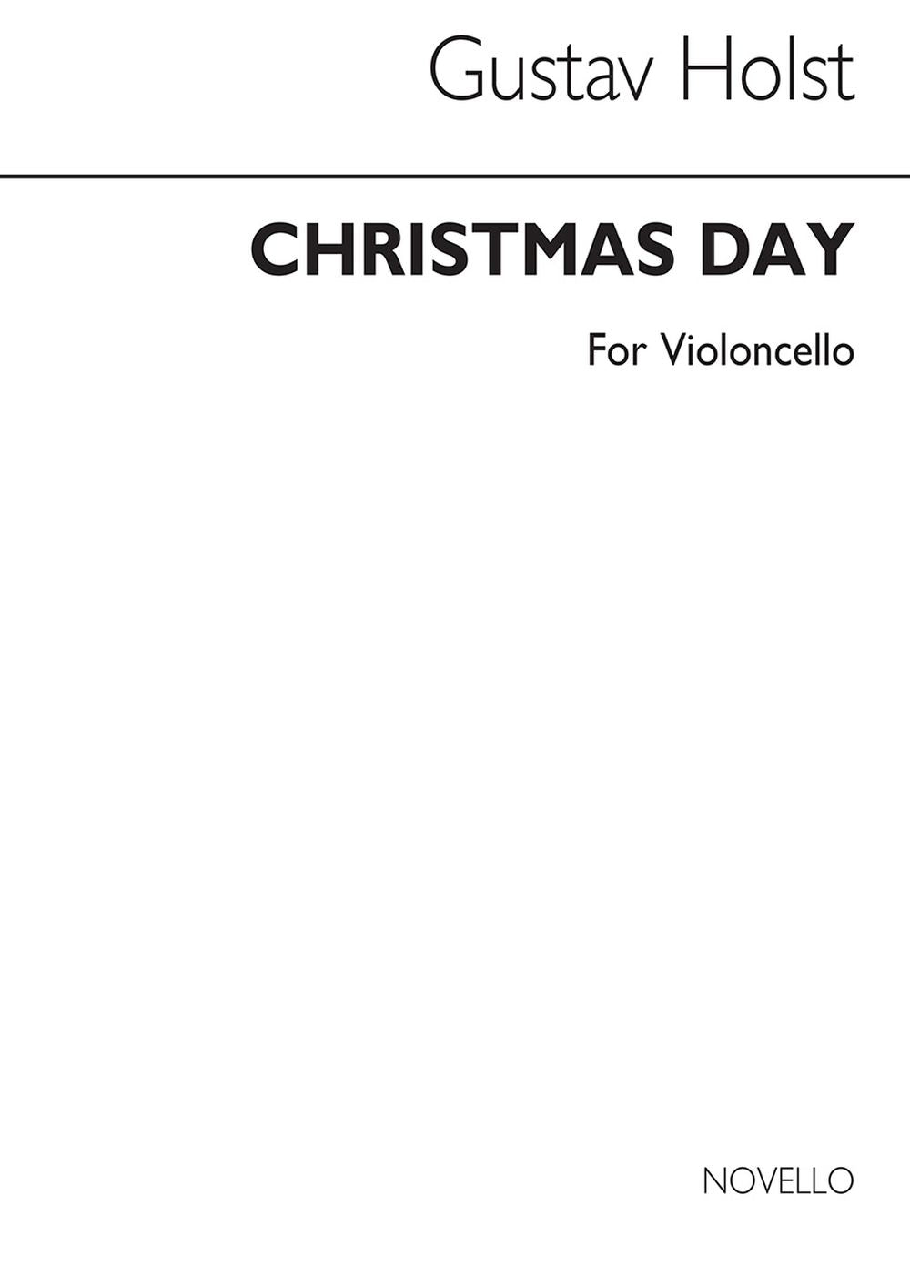 Holst Christmas Day - Cello, Partie séparée pour ensemble de chambre