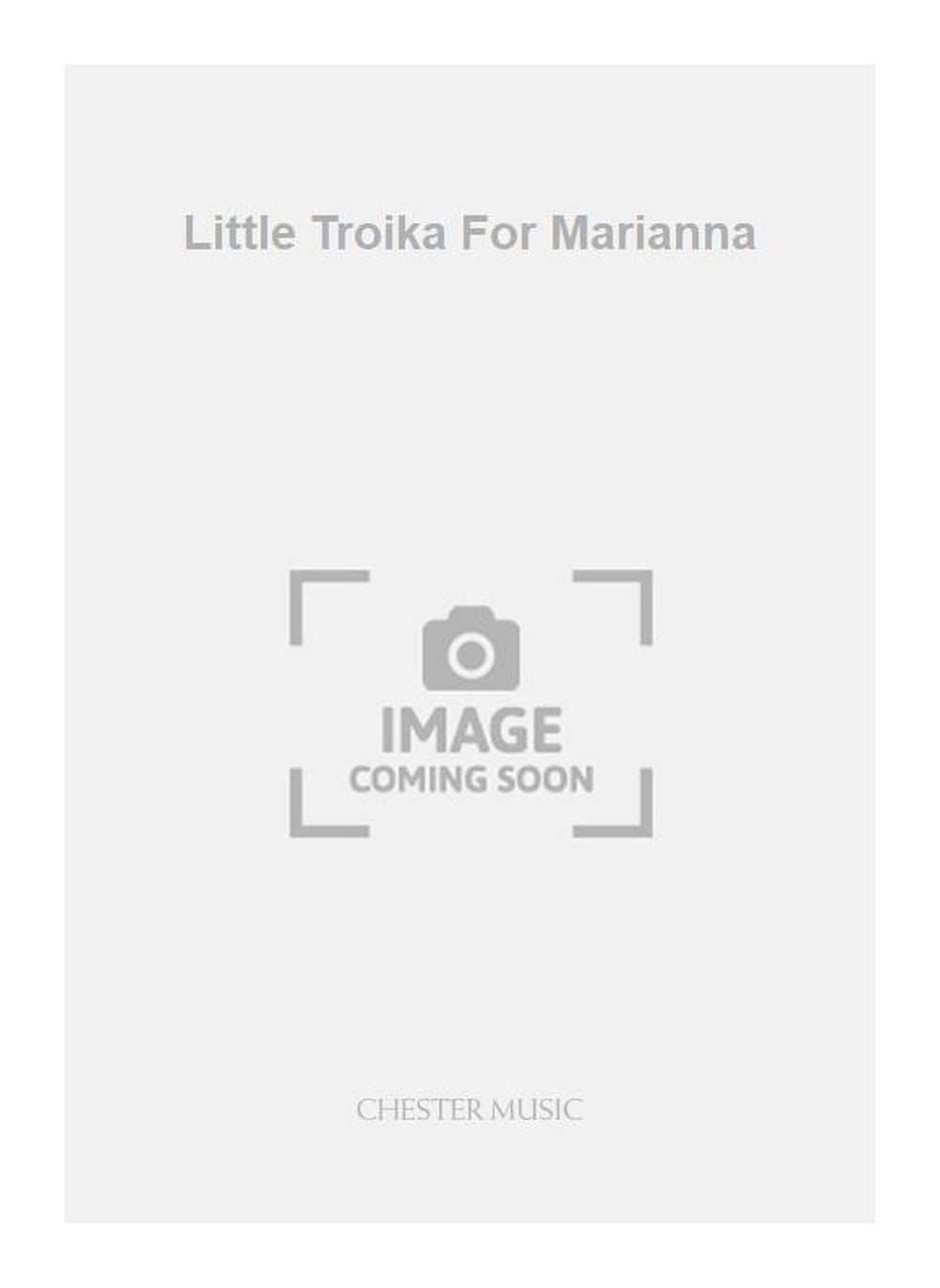 Little Troika For Marianna de John Tavener, Livre pour clarinette