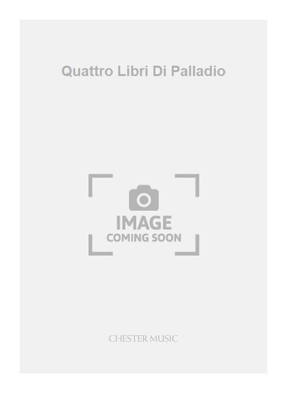 Quattro Libri Di Palladio de Edward Cowie, Jeu de parties pour clarinette et Piano et Percussion