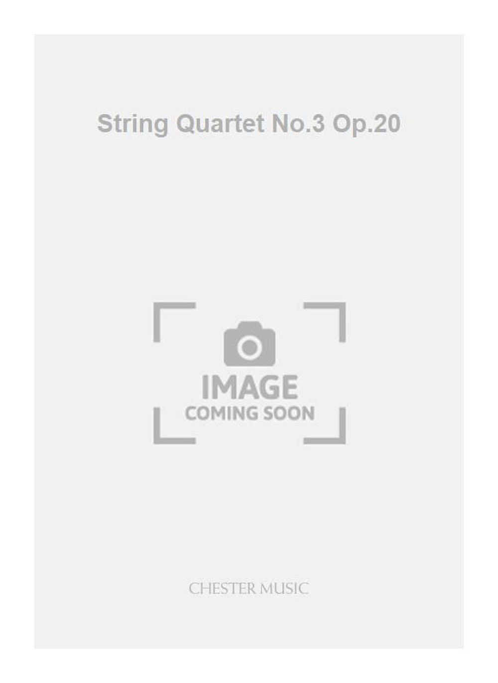 String Quartet No.3 Op.20 de Hugh Wood, Jeu de parties pour quatuor à cordes