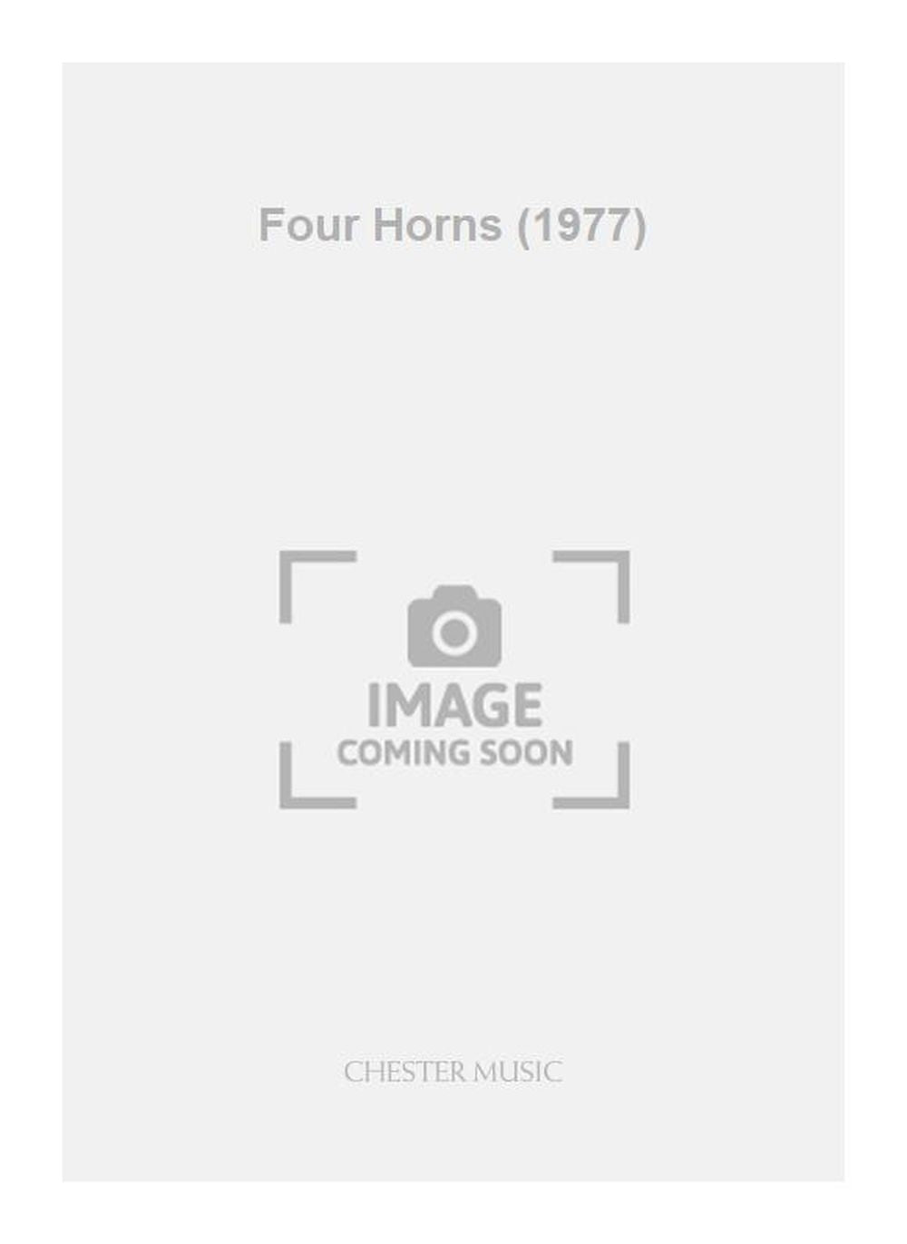 Four Horns (1977) de Geoffrey Burgon, Livre pour cor