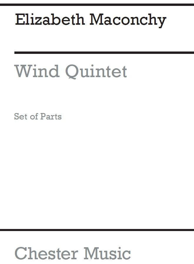 Wind Quintet (1980) de Elizabeth Maconchy, Jeu de parties pour flûte et Hautbois et Clarinette et Basson et Cor