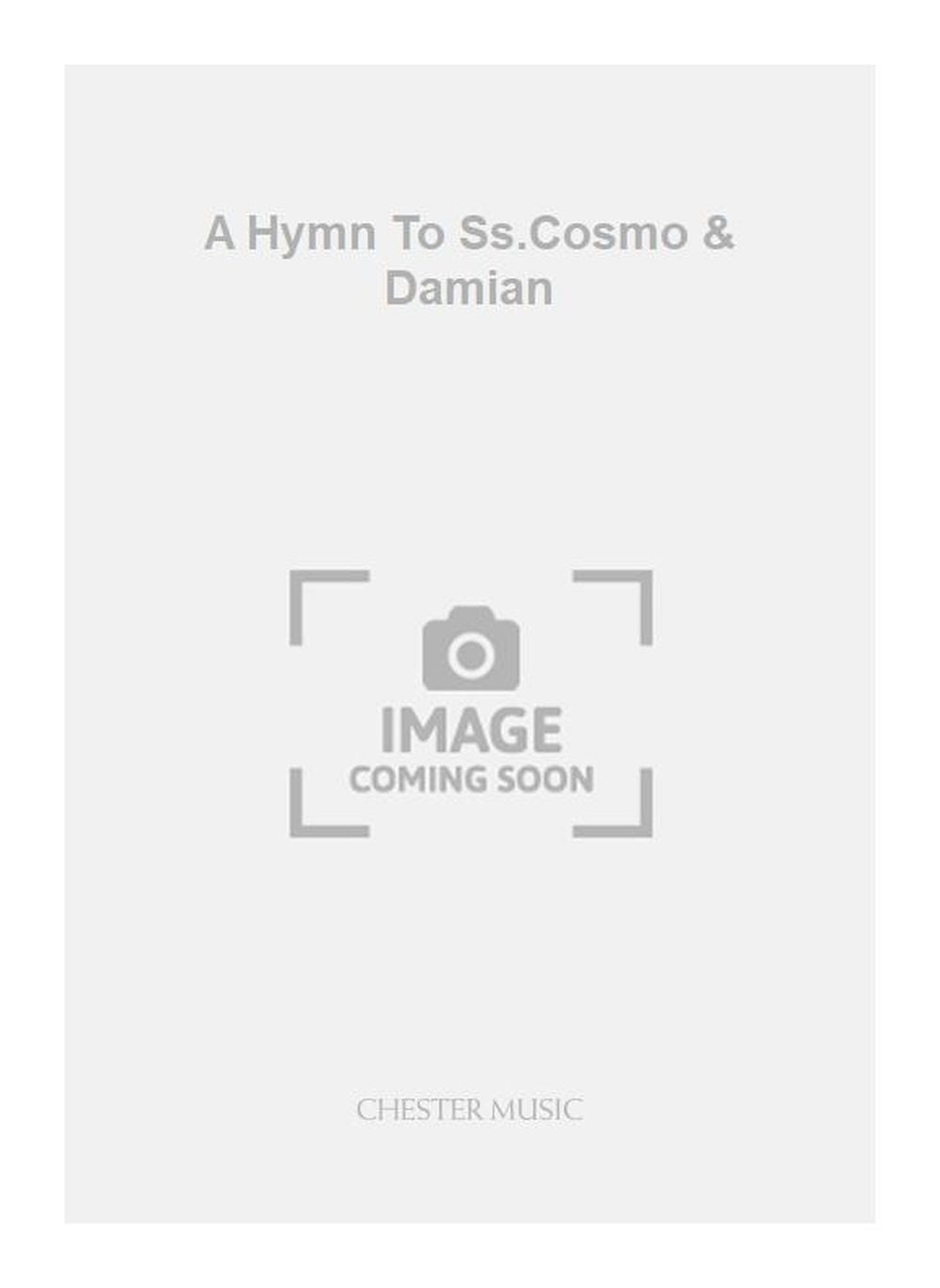 A Hymn To Ss.Cosmo & Damian de Brian Elias, Réduction pour piano pour contre-ténor et Ténor et Voix de baryton