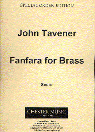 Fanfara For Brass de John Tavener, Partition pour ensemble de cuivres