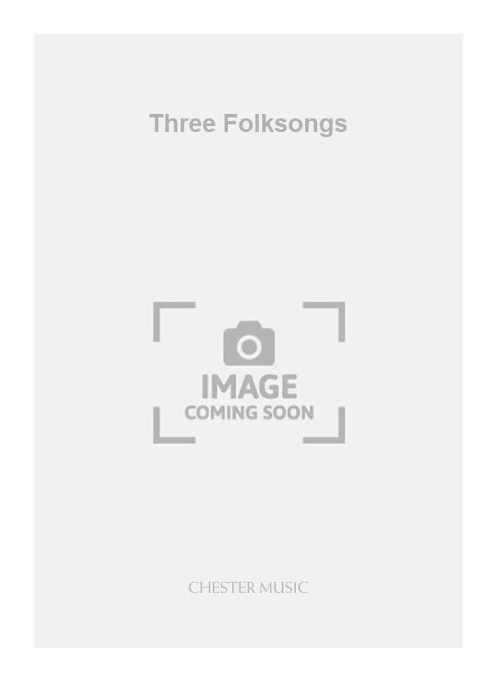 Three Folksongs de Geoffrey Burgon, Livre pour voix aiguë et Guitare