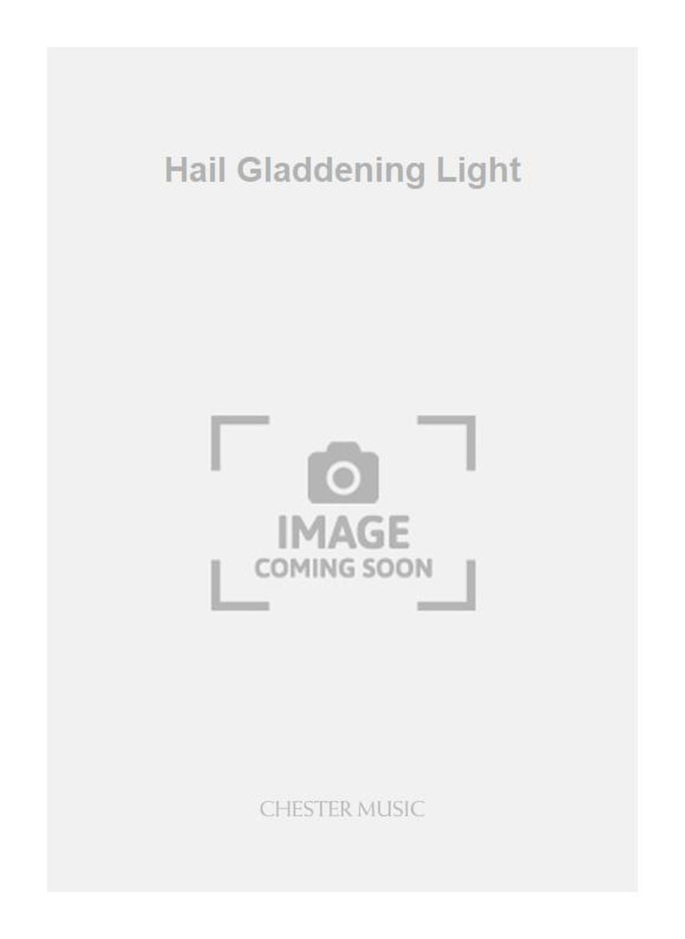 Hail Gladdening Light de Lennox Berkeley, Réduction pour piano pour sATB et Piano
