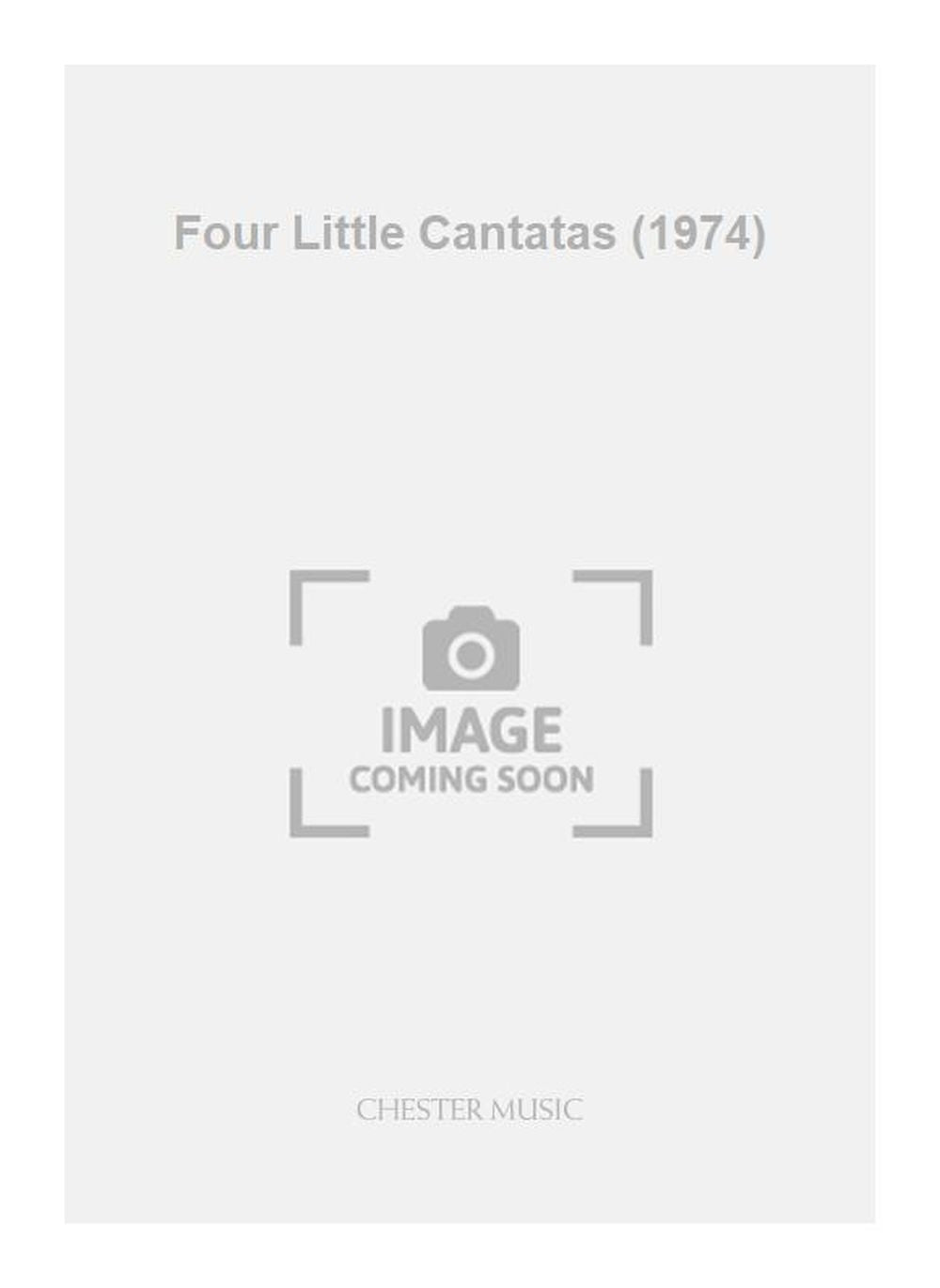 Four Little Cantatas (1974) de Anthony Payne, Réduction pour piano pour sSAATTBB