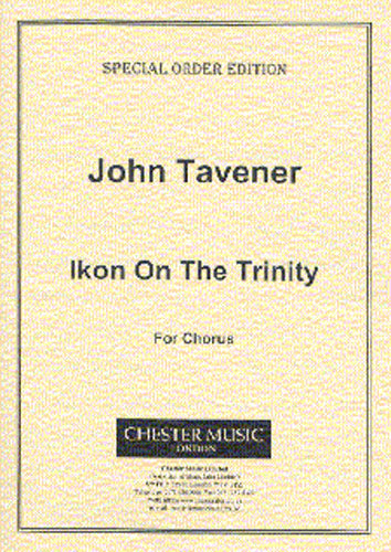 Ikon On The Trinity de John Tavener, Réduction pour piano pour sATB