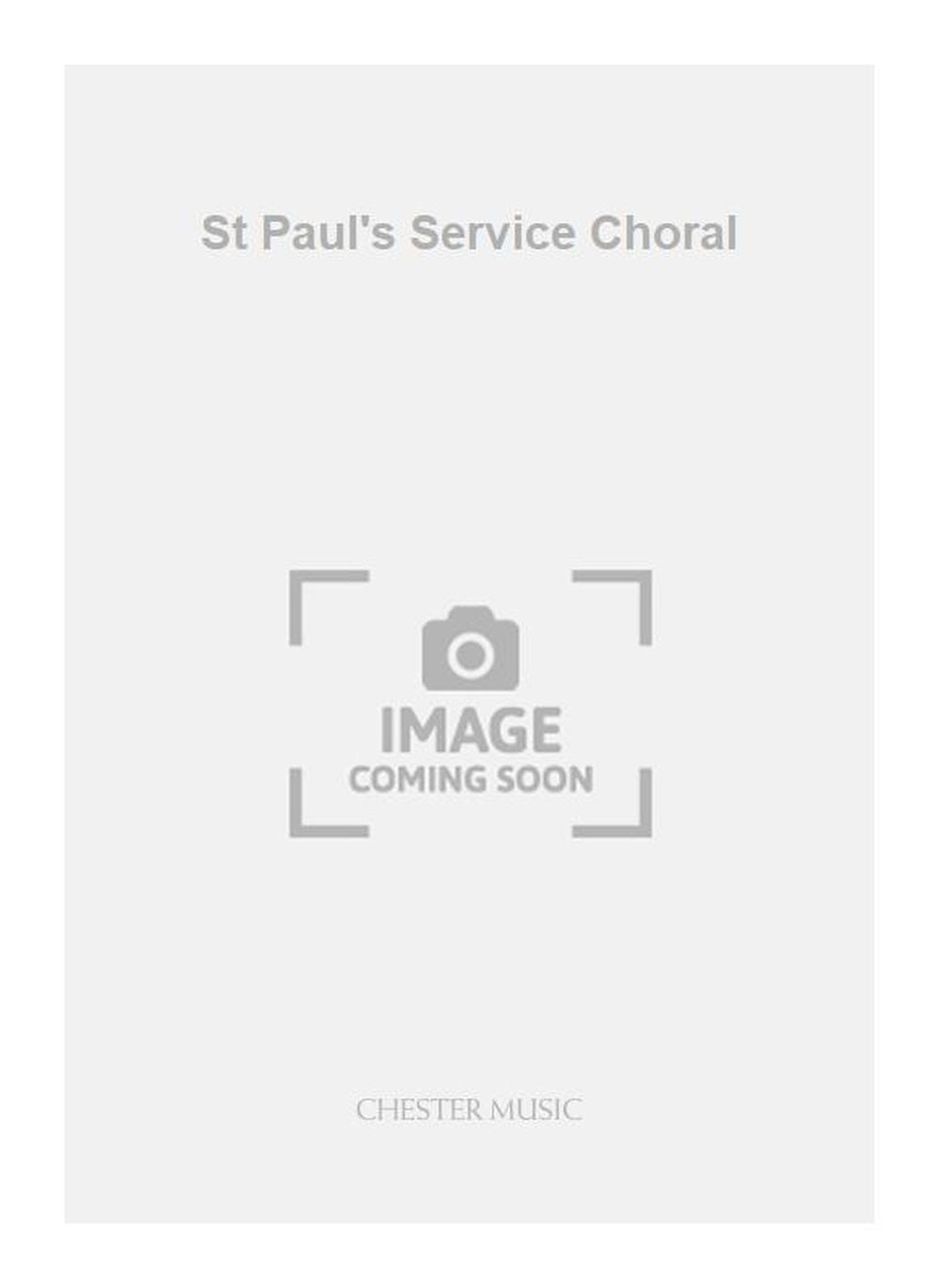 St Paul's Service Choral de Philip Wilby, Réduction pour piano pour sATB