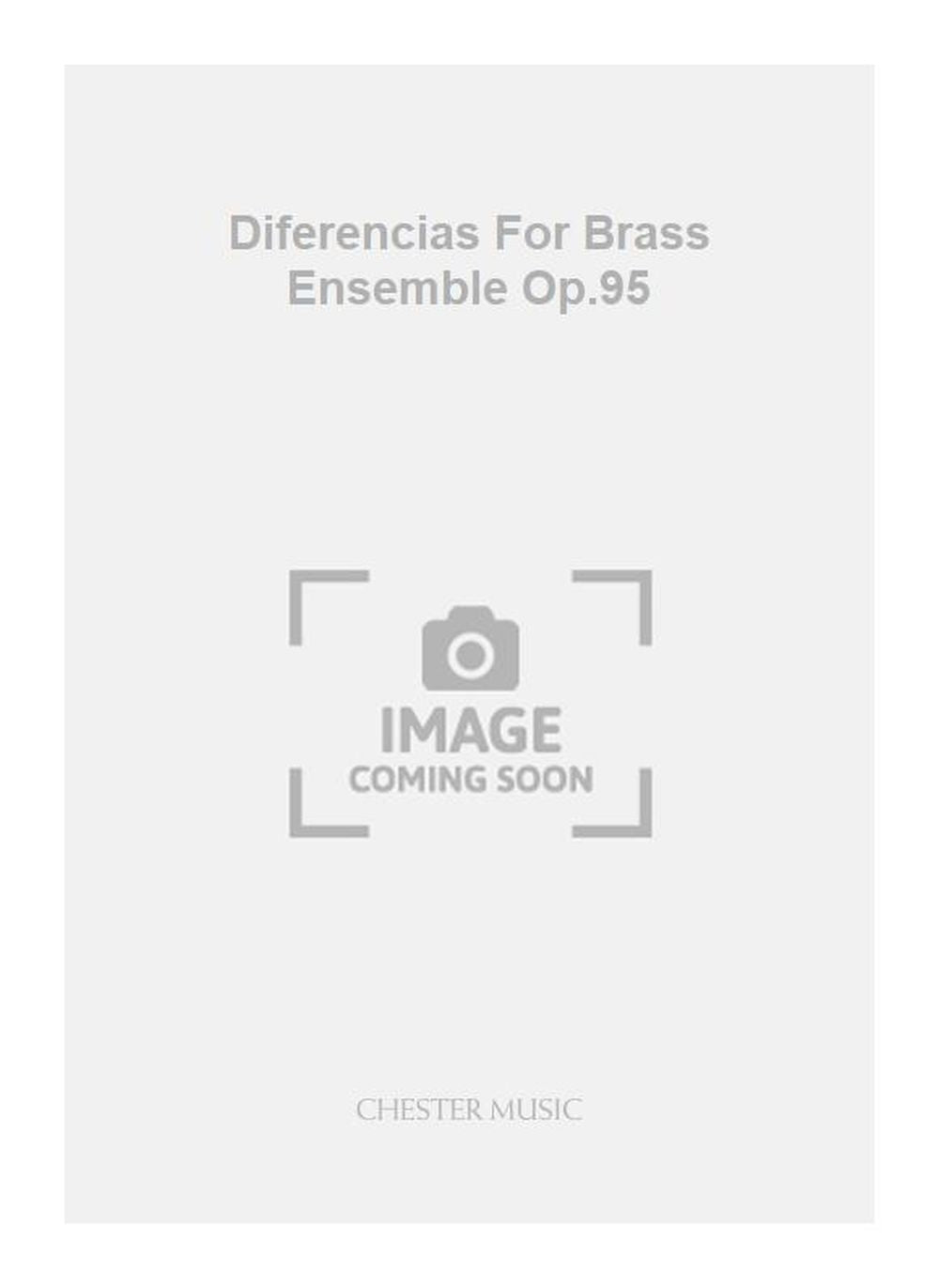 Diferencias For Brass Ensemble Op.95 de Leonard Salzedo, Partition pour ensemble de cuivres
