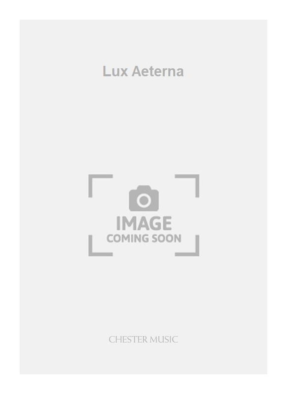 Lux Aeterna de Pawel Szymanski, Partition chorale pour sATB et Harpe et Piano et Percussion