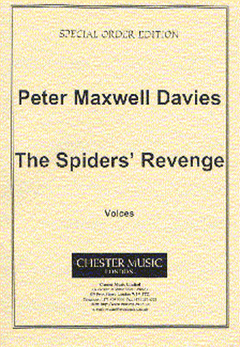 The Spiders' Revenge - Vocal de Peter Maxwell Davies, Partie séparée pour voix