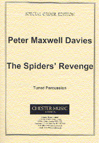 The Spiders' Revenge - Tuned Percussion de Peter Maxwell Davies, Partie séparée pour percussion