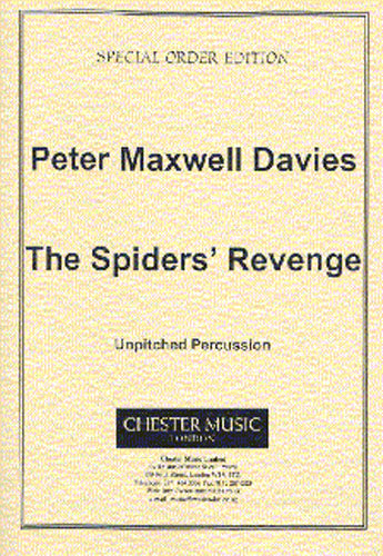 The Spiders' Revenge - Unpitched Percussion de Peter Maxwell Davies, Partie séparée pour percussion