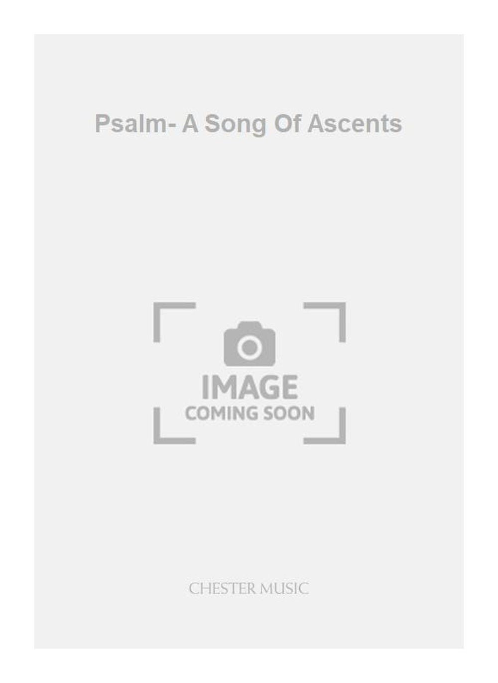 Psalm- A Song Of Ascents de Robert Saxton, Partition pour trompette et Ensemble de chambre