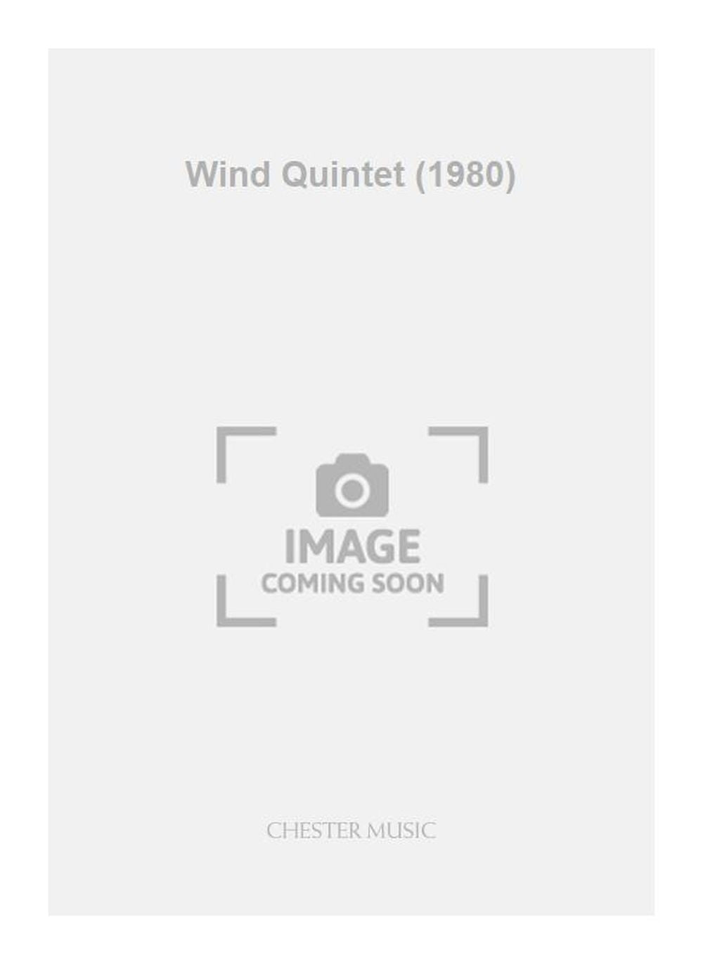 Wind Quintet (1980) de Elizabeth Maconchy, Partition pour flûte et Hautbois et Clarinette et Basson et Cor