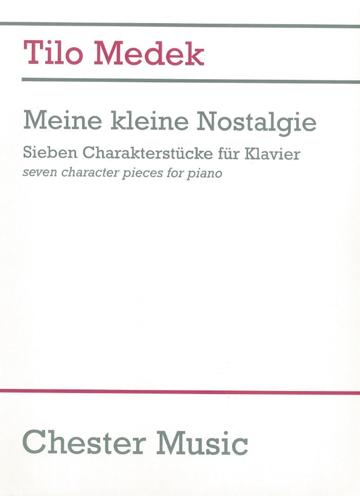 Meine Kleine Nostalgie de Tilo Medek, Livre pour piano
