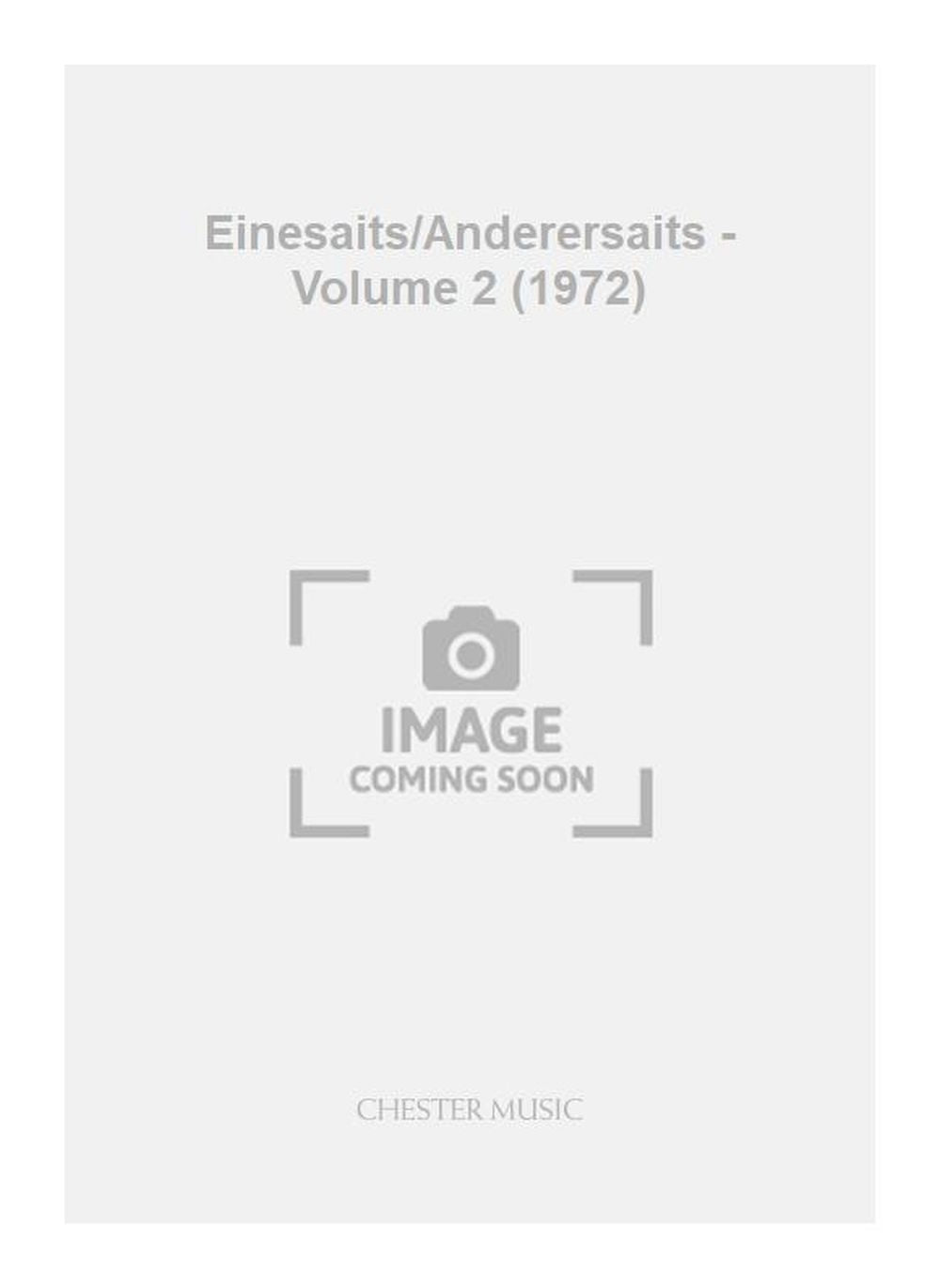 Einesaits/Anderersaits - Volume 2 (1972) de Ulrich, Partition + parties pour trio de guitares