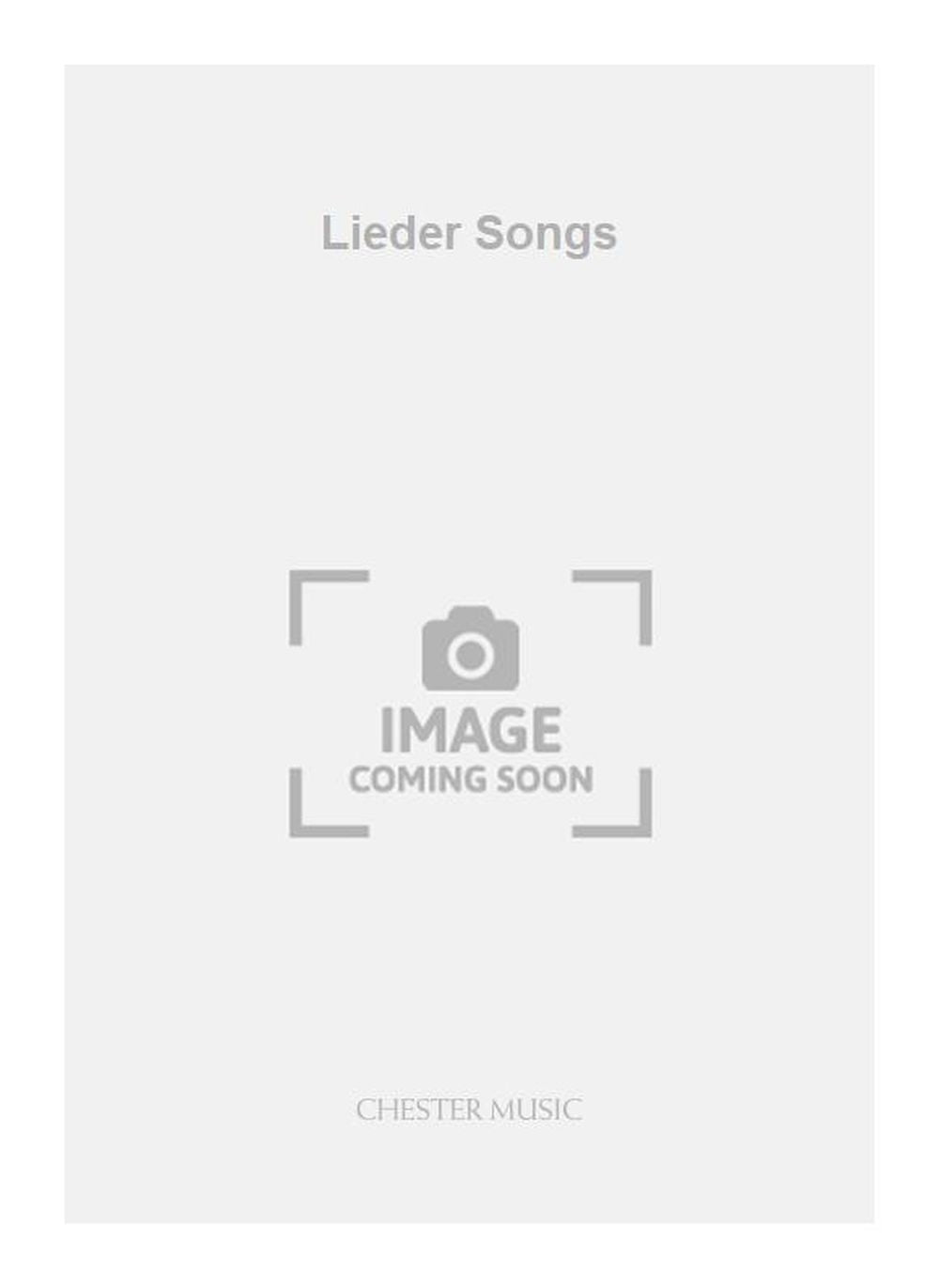 Lieder Songs de Zipp Hafis, Livre pour voix moyenne et Piano