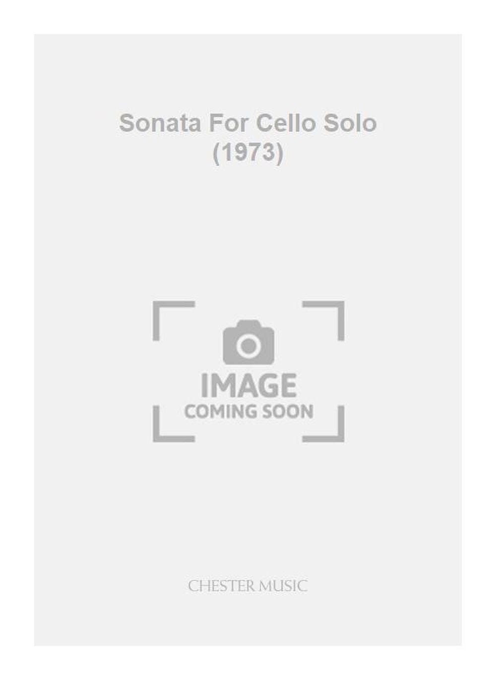 Sonata For Cello Solo (1973) de Roman Haubenstock-Ramati, Livre pour violoncelle